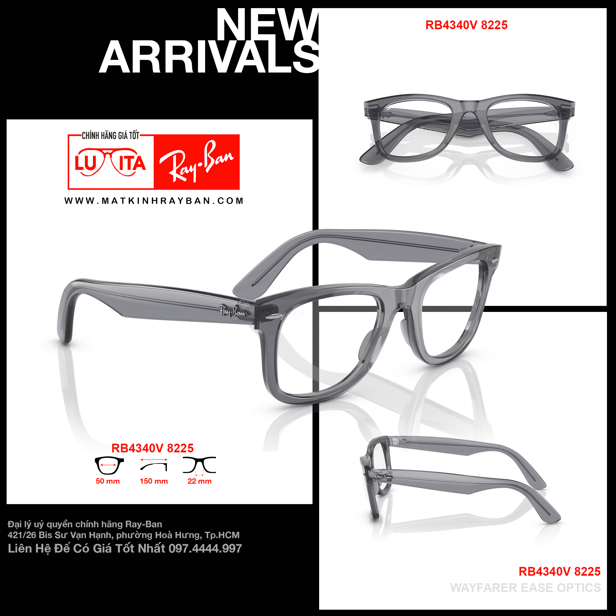 Mắt Kính RayBan • Đại lý uỷ quyền chính hãng!