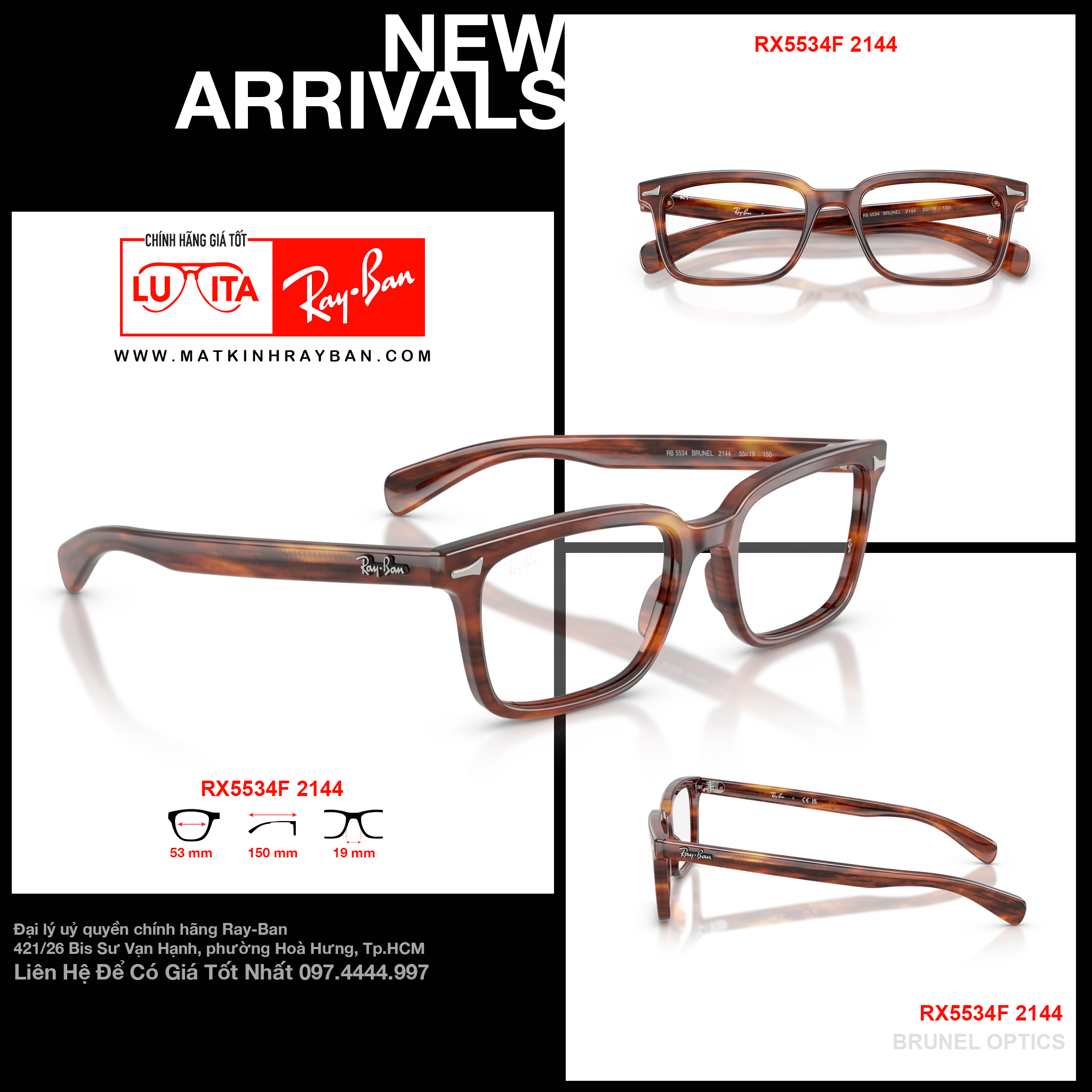 Mắt Kính RayBan • Đại lý uỷ quyền chính hãng!