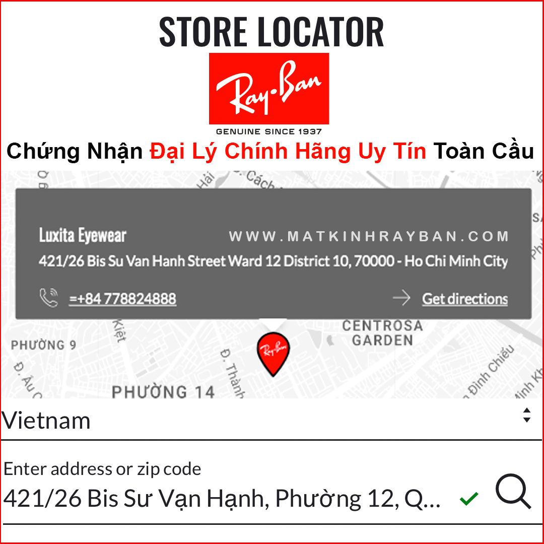 Mắt Kính RayBan • Đại lý uỷ quyền chính hãng!